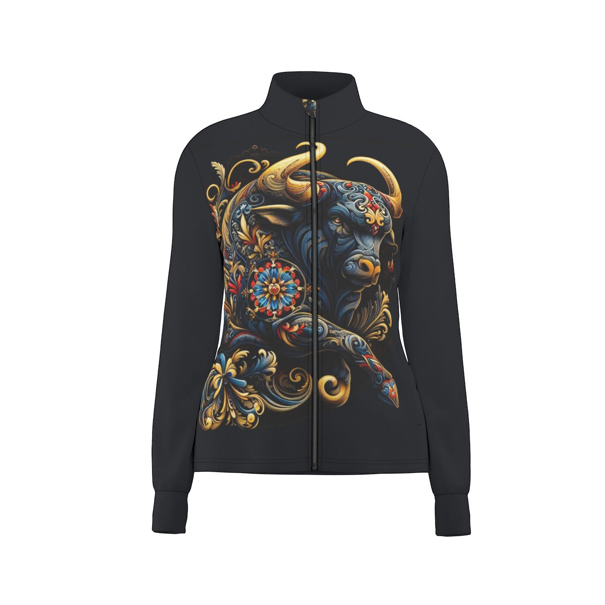 Taurus Zodiac Round Neck Jacket