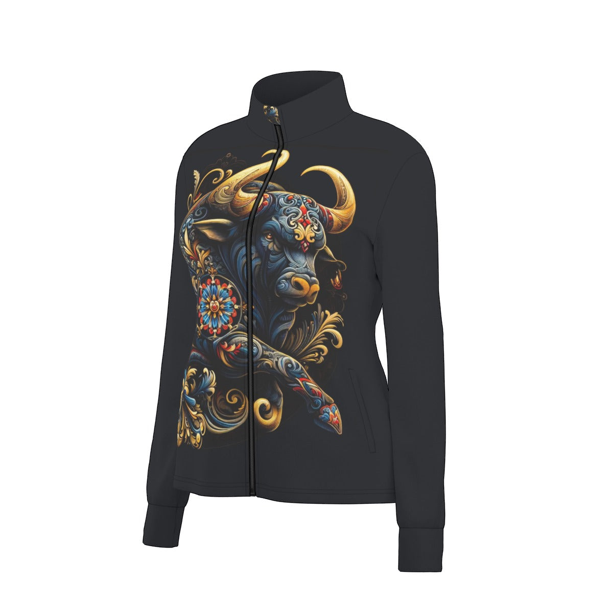 Taurus Zodiac Round Neck Jacket